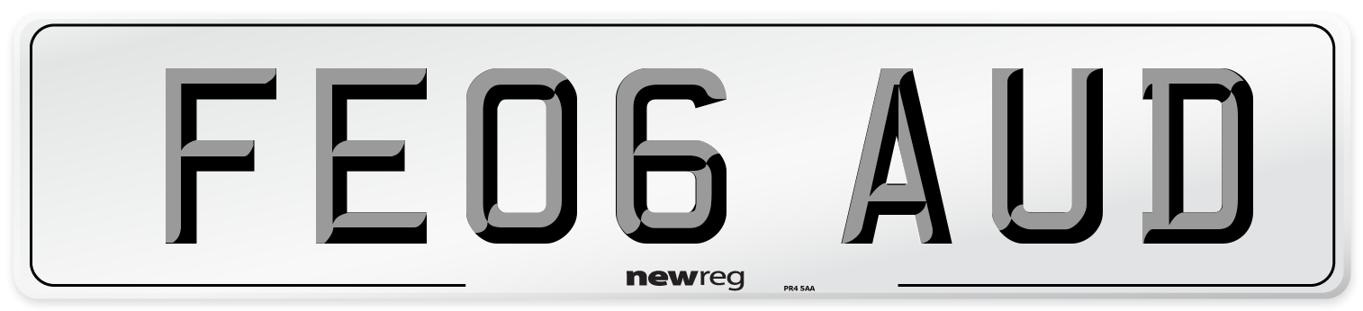 FE06 AUD Number Plate from New Reg